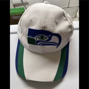 Vtg Seattle Seahawks SnapBack Hat Cap Early 2000 Twins Enterprise NFL Vintage